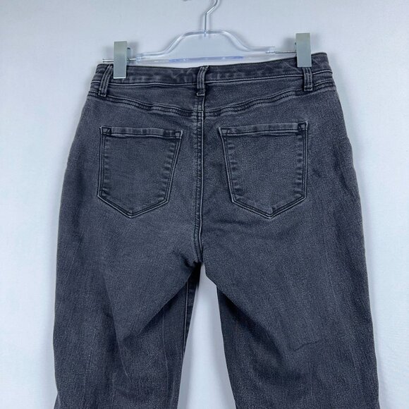 Talbots Jegging Jeans Womens Size 4 Petite Mid Rise Dark Wash Stretch Black - Picture 6 of 14